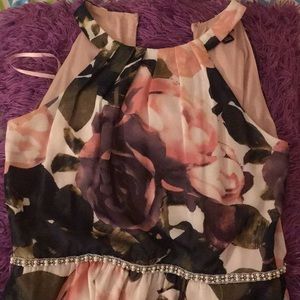 SLNY Dresses - Long Floral Formal Dress SLNY Dresses - Long Floral Formal Dress